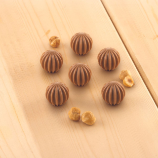 Silikonová forma na čokoládu zimní koule Silikomart